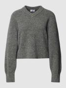 Filippa K Strickpullover mit Strukturmuster in Mittelgrau, Größe M