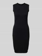 ARMANI EXCHANGE Strickkleid aus Viskose-Mix mit Rundhalsausschnitt in ...