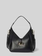 Seidenfelt Hobo Bag mit Tragehenkel Modell 'GIORA' in Black, Größe 1