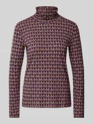 Betty Barclay Longsleeve aus Viskose-Elasthan-Mix mit Stehkragen in Li...