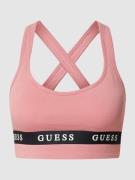 Guess Activewear Bustier mit Label-Detail Modell 'ALINE' in Mauve, Grö...