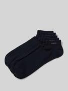 BOSS Sneakersocken mit Label-Detail im 5er-Pack in Marine, Größe 39-42