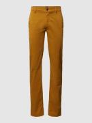 BOSS Orange Slim Fit Chino mit Label-Patch Modell 'Schino' in Camel, G...