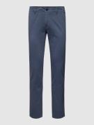 BOSS Orange Slim Fit Chino mit Label-Detail Modell 'Schino' in Blau, G...