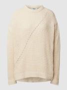 Only Strickpullover mit Lochmuster Modell 'HANNA' in Offwhite, Größe X...