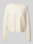 Jake*s Collection Oversized Strickpullover aus Viskose-Mix in Ecru, Gr...