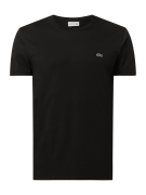 Lacoste Regular Fit T-Shirt aus Pima-Baumwolle in Black, Größe S