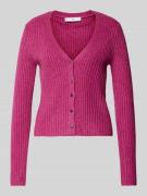 Mango Strickcardigan mit Knopfleiste und Woll-Anteil Modell 'SEEDS' in...