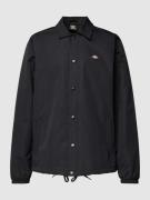 Dickies Jacke mit Label-Patch Modell 'OAKPORT' in Black, Größe M