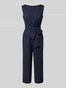 Betty Barclay Jumpsuit mit Bindegürtel in Marine, Größe 38