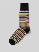 PAUL SMITH Socken mit Strukturmuster Modell 'SIGNATURE' in Black, Größ...