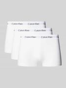 Calvin Klein Underwear Trunks aus Viskose mit Label-Bund im 3er-Pack i...