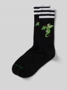 Happy Socks Socken mit Label-Print in Black, Größe 41-46