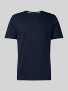 OLYMP Level Five T-Shirt mit geripptem Rundhalsausschnitt in Marine, G...