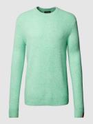 Scotch & Soda Strickpullover in melierter Optik in Mint, Größe XXL