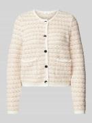 s.Oliver BLACK LABEL Bouclé-Jacke mit durchgehender Knopfleiste in San...