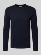 s.Oliver RED LABEL Regular Fit Strickpullover mit gerollten Bundabschl...