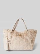 Liu Jo White Handtasche mit Label-Applikation Modell 'Cromite' in Rose...