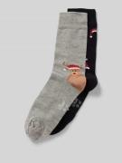 s.Oliver RED LABEL Socken aus Bio-Baumwoll-Mix mit weihnachtlichen Des...