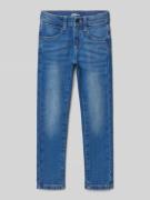 s.Oliver RED LABEL Slim Fit Jeans aus Baumwoll-Mix Modell 'BRAD' in Bl...