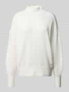 s.Oliver RED LABEL Relaxed Fit Strickpullover aus Baumwoll-Woll-Mix mi...