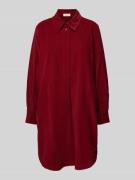 s.Oliver RED LABEL Relaxed Fit Hemdblusenkleid aus reiner Baumwolle in...