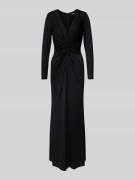 LAUREN DRESSES Abendkleid mit V-Ausschnitt Modell 'NADIRA' in Black, G...