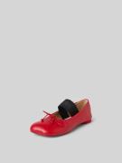 MM6 Maison Margiela Ballerinas mit Schnürverschluss in Rot, Größe 37