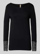 Soyaconcept Longsleeve mit Rundhalsausschnitt Modell 'MARICA' in Black...