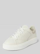 MARC O POLO Ledersneaker mit Label-Prägung Modell 'CORA' in Offwhite, ...