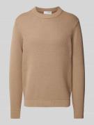 SELECTED HOMME Strickpullover mit gerippten Abschlüssen Modell 'DANE' ...