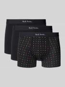 PAUL SMITH Trunks mit elastischem Logo-Bund im 3er-Pack in Black, Größ...