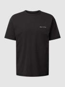 MARC O POLO T-Shirt mit Logo-Stitching in Black, Größe S