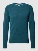 s.Oliver RED LABEL Strickpullover mit Rundhalsausschnitt in Petrol, Gr...