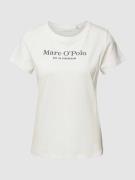 MARC O POLO T-Shirt mit Label-Print Modell 'MIX N MATCH' in Offwhite, ...