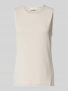 MARC O POLO Tanktop mit Rundhalsausschnitt in Beige, Größe XL