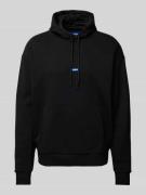 Hugo Blue Hoodie mit Kapuze Modell 'Nalonso' in Black, Größe L