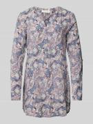 Christian Berg Woman Bluse aus Viskose mit Knopfleiste in Rauchblau, G...