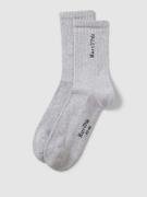 MARC O POLO Socken mit Label-Print im 2er-Pack in Weiss, Größe 39-42