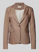 MOS MOSH Blazer mit Label-Applikation Modell 'Blake Night' in Mittelbr...