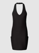 Tommy Jeans Minikleid in Feinripp-Optik Modell 'BODYCON' in Black, Grö...