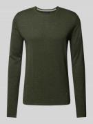 Christian Berg Men Longsleeve mit Rundhalsausschnitt in Stein Melange,...