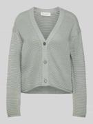 MARC O POLO Cardigan mit überschnittenen Schultern in Mint, Größe L