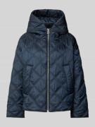 MARC O POLO Relaxed Fit Steppjacke im Cape-Stil in Marine, Größe 46