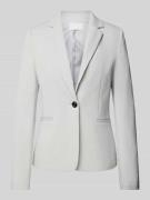 Jake*s Collection Slim Fit Blazer mit Paspeltaschen in Silber Melange,...