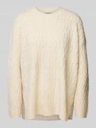 Vero Moda Comfort Fit Strickpullover mit Struktur-Strick Modell 'ELYA'...