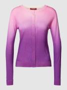 Max Mara Studio Strickjacke mit Allover-Muster Modell 'HELIER' in Rosa...