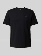 Pepe Jeans T-Shirt mit Label-Stitching Modell 'Connor' in Black, Größe...