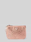 Guess Handtasche mit Ziersteinbesatz Modell 'DAILY POUCH' in Rose, Grö...