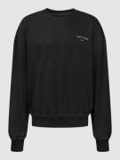 Vertere Sweatshirt mit Label-Stitching Modell 'TREVISO' in Black, Größ...